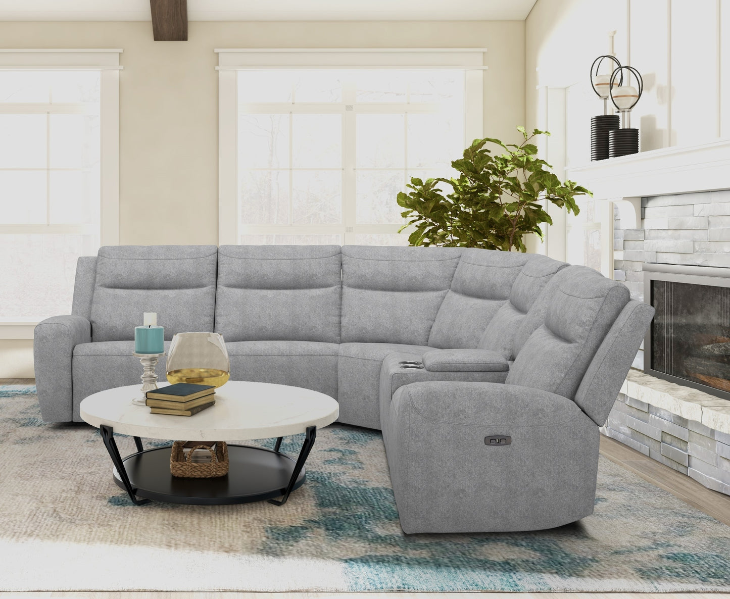 The Maddox Living Room Collection - Modular Sectional