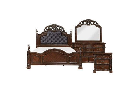 Adelina Collection 4PC Bedroom Set on Sale! (Q/K Bed+DR+ MR+NS) - LDH Furniture
