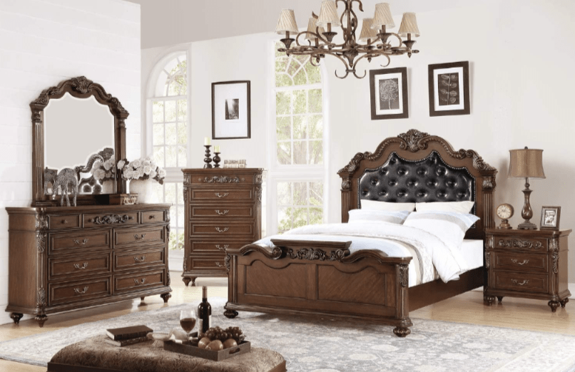 Bloomsbury Collection 4PC Bedroom Set on Sale! (Q/K Bed+DR+ MR+NS) - LDH Furniture