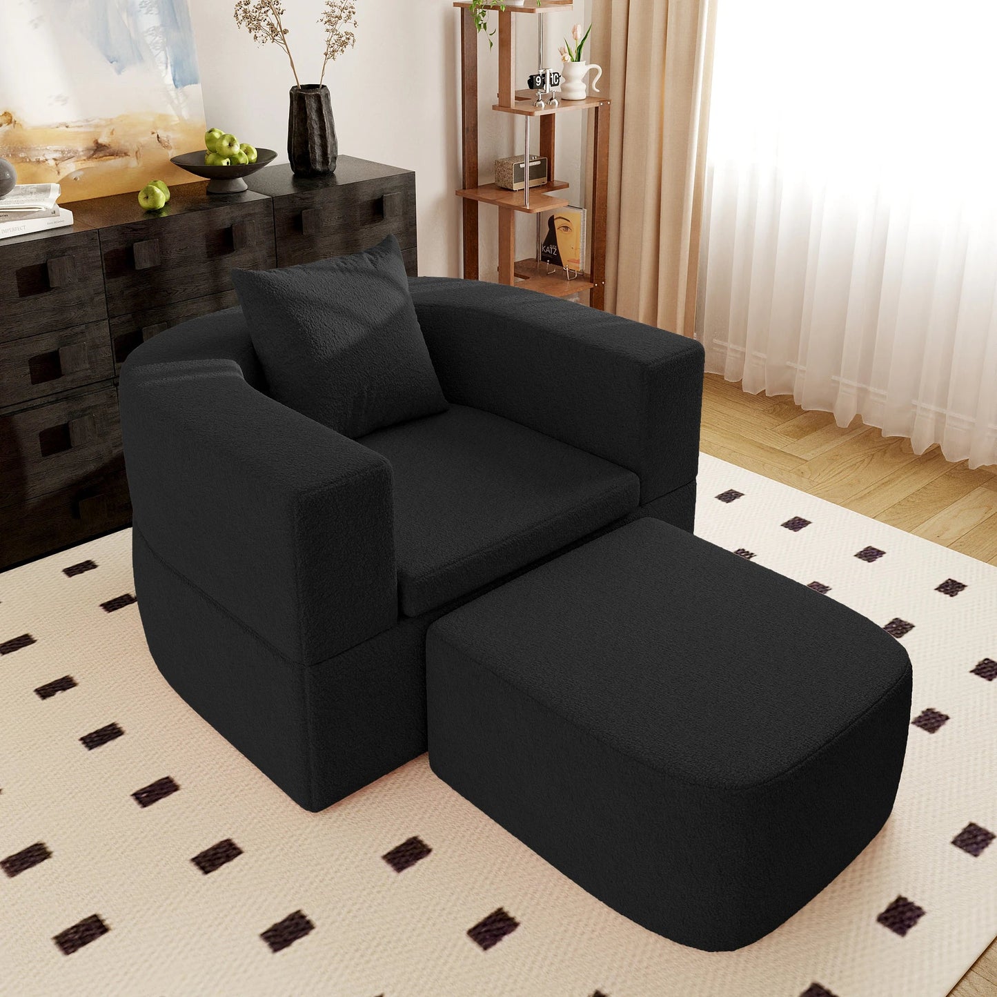Boneless Single Sofa Bed β Oval Lazy Couch | Sofa in a Box πΊπΈ - LDH Furniture