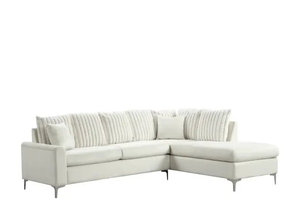 Chriz Modren Sectional w Pillows - LDH Furniture