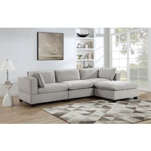 Cloud 4PC Reversible Modular Sectional - LDH Furniture