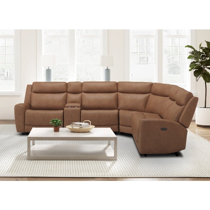 Dakota Leather Power Recliner Collection - Modular Sectional - LDH Furniture