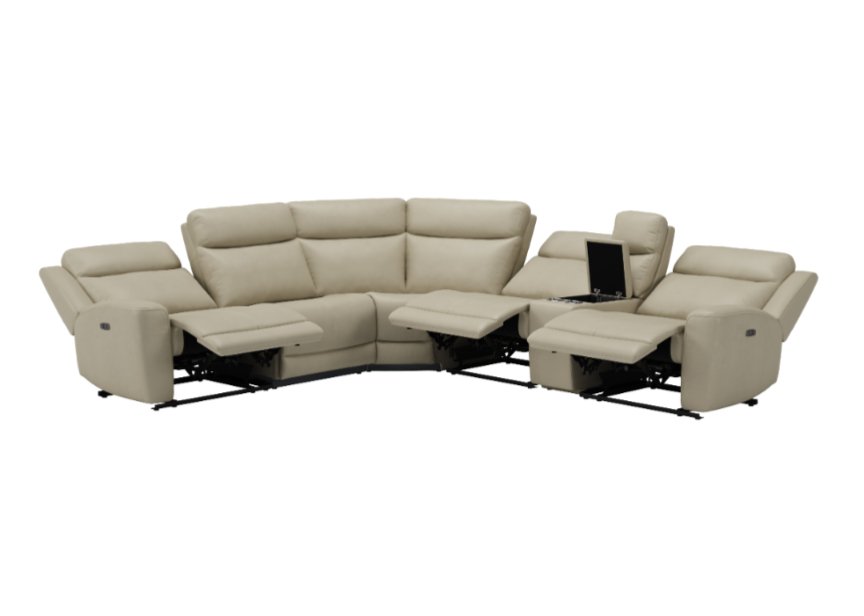 Dakota Leather Power Recliner Collection - Modular Sectional - LDH Furniture