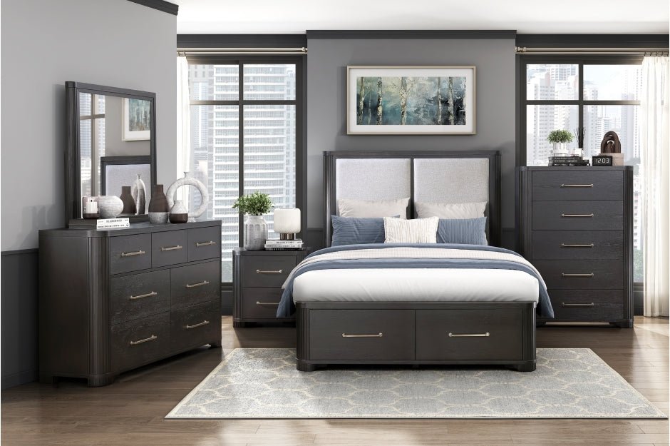 Gilbert 4PC Bedroom Set on Sale! (Q/K Bed+DR+ MR+NS) - LDH Furniture