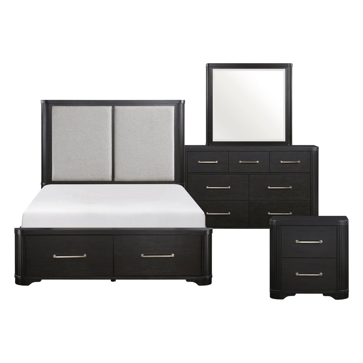 Gilbert 4PC Bedroom Set on Sale! (Q/K Bed+DR+ MR+NS) - LDH Furniture