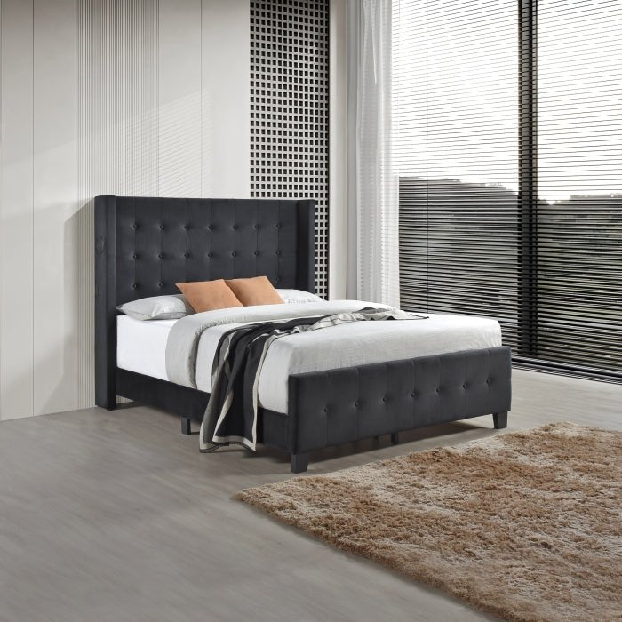 Ivy Modern Smart Bed with Bluetooth Speaker & Phone Chargers - LDH Furniture