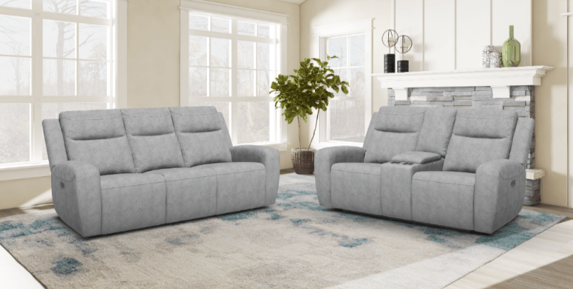 Maddox Power Recliner Sofa Set - Sofa & Loveseat - LDH Furniture