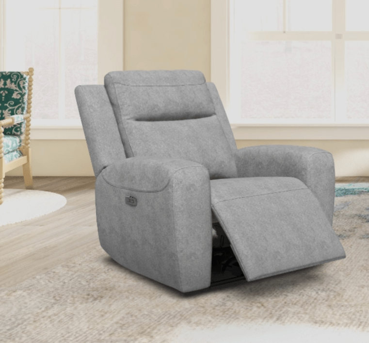 Maddox Power Recliner w Power Headrest - LDH Furniture