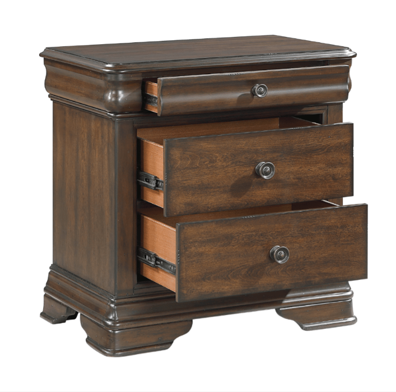 Richmond Collection 3 Draw Night Stand - LDH Furniture