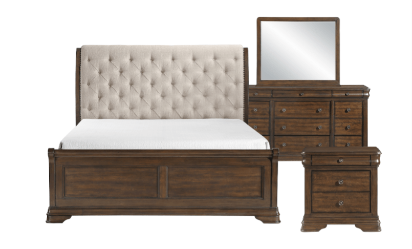 Richmond Collection 4PC Bedroom Set on Sale! (Q/K Bed+DR+ MR+NS) - LDH Furniture
