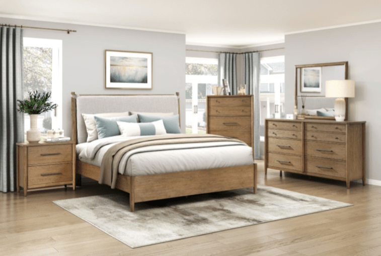 Sonoma Collection 4PC Bedroom Set on Sale! (Q/K Bed+DR+ MR+NS) - LDH Furniture