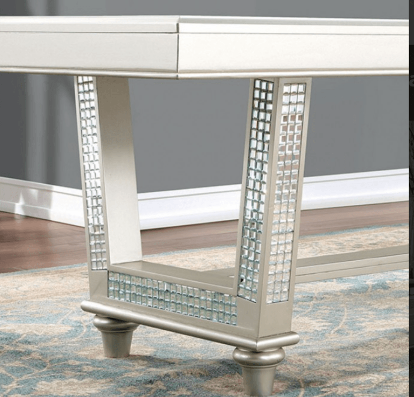 Adelina Silver/Gray Dining Set - LDH Furniture