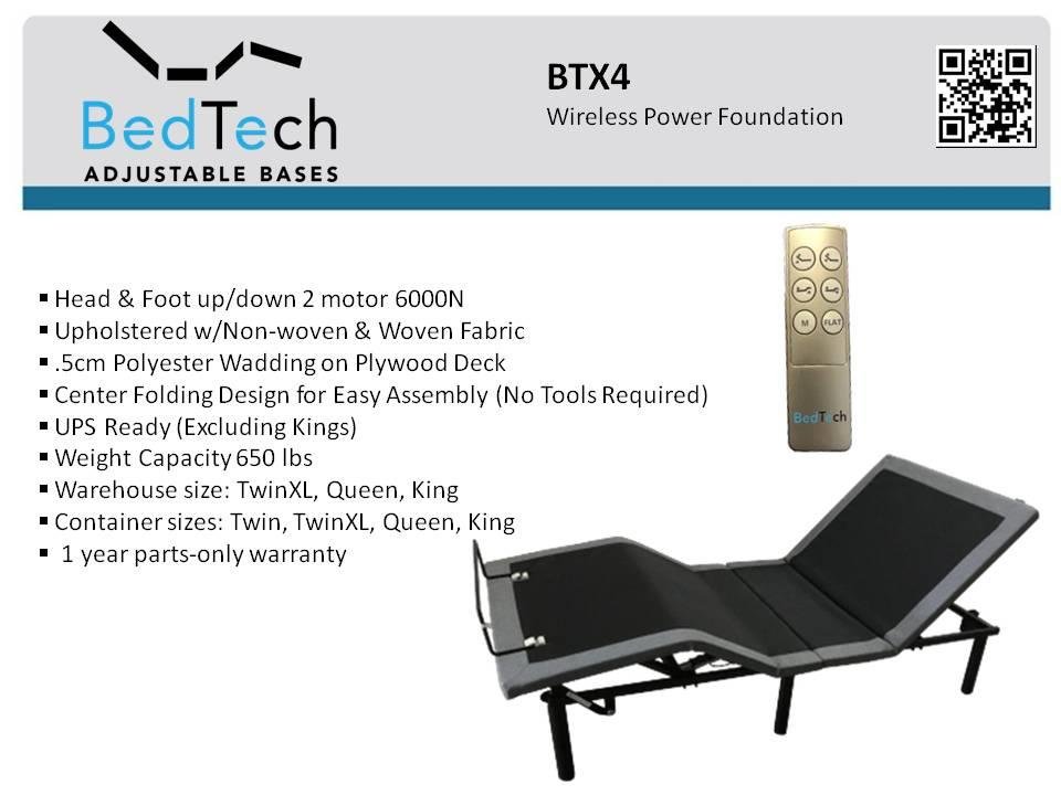 BedTech Adjustable/Foundation X4 - LDH Furniture