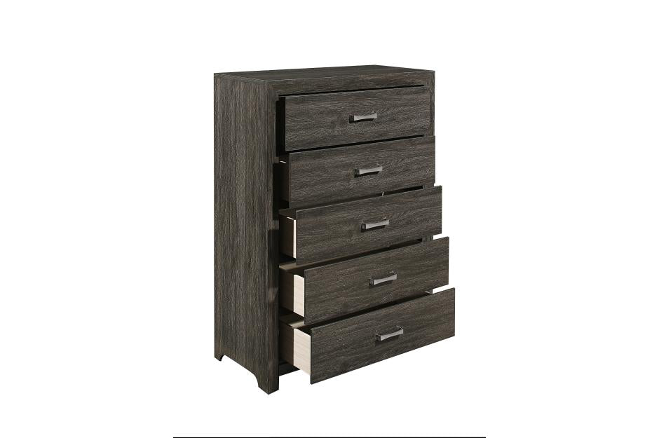 Edina Collectiion 5 Draw Tall Chest - LDH Furniture