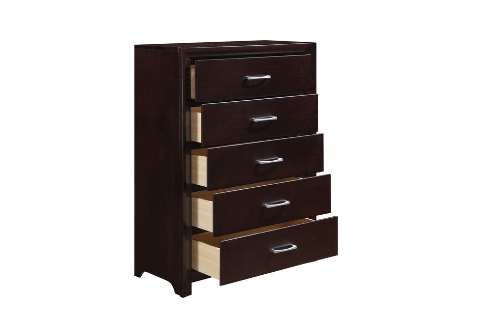 Edina Collectiion 5 Draw Tall Chest - LDH Furniture