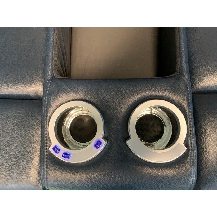 Envi Power Reclining Sectional w LED Lights - LDH Furniture