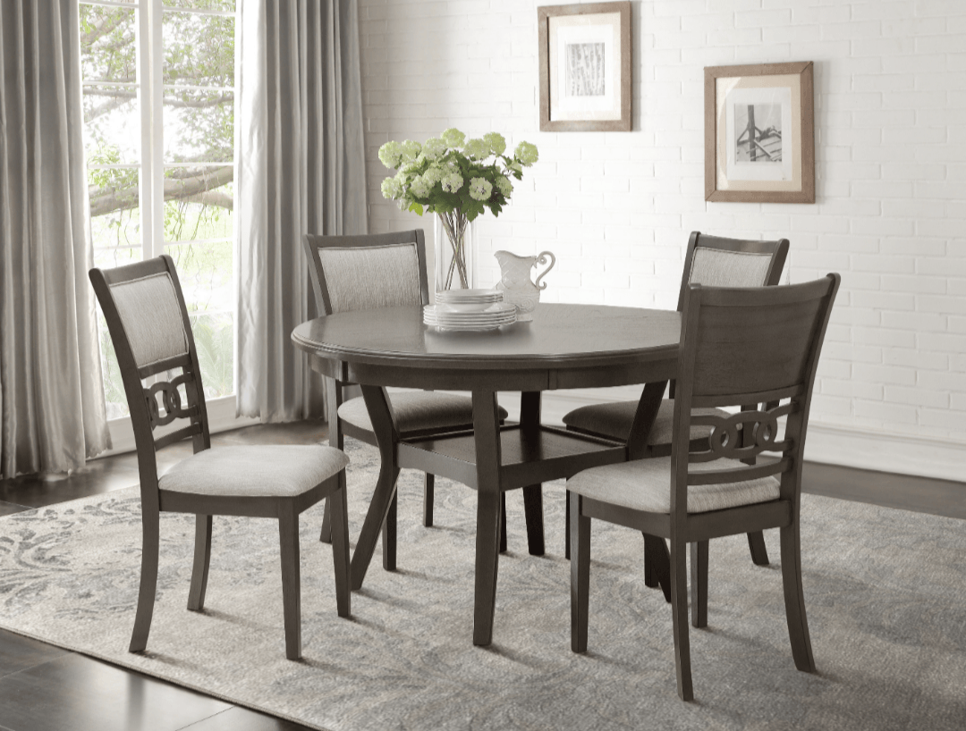 Jay Gray Dining Set - LDH Furniture