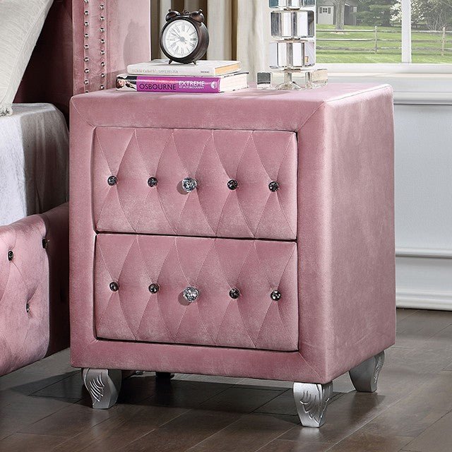 Velvet 2 Draw Night Stand - LDH Furniture