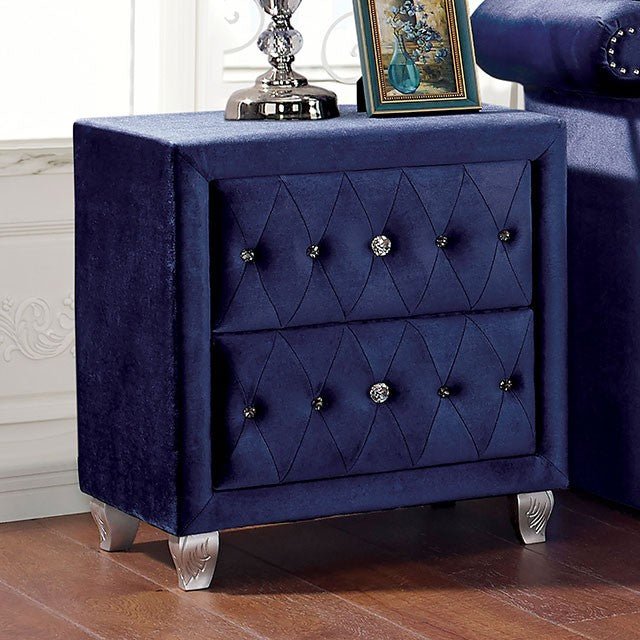Velvet 2 Draw Night Stand - LDH Furniture