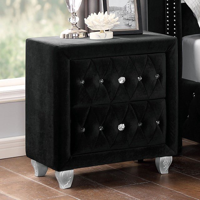 Velvet 2 Draw Night Stand - LDH Furniture