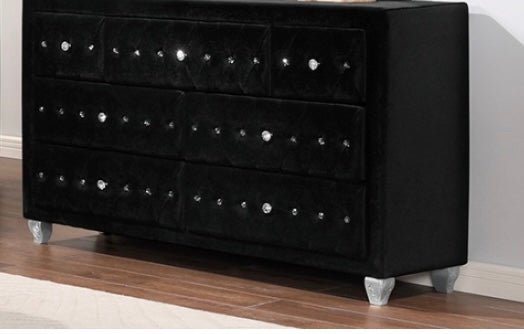 Velvet 6 Draw Dresser - LDH Furniture