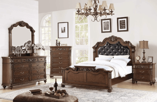 Bloomsbury Collection 4PC Bedroom Set on Sale! (Q/K Bed+DR+ MR+NS) - LDH Furniture