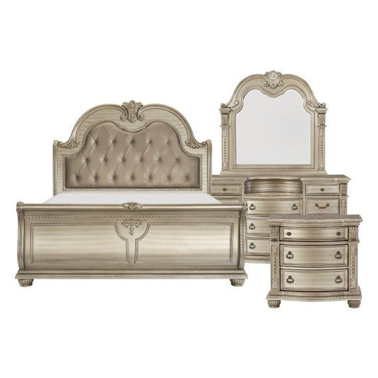 Cavalier Collection 4PC Bedroom Set on Sale! (Q/K Bed+DR+ MR+NS) - LDH Furniture