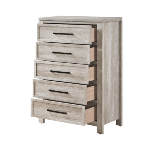 Clarke Collection 5 Draw Tall Chest - LDH Furniture