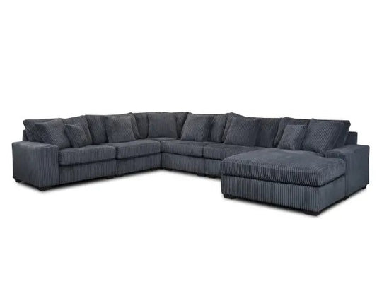 Comfy 6PC Plush Sectional - LDH Furniture