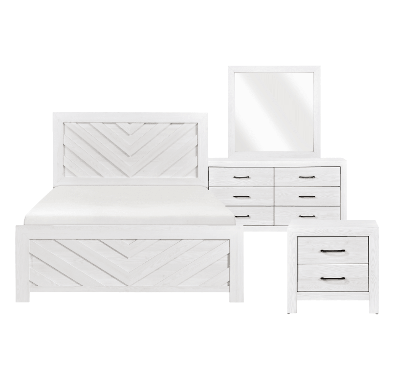 Corbin Collection 4PC Bedroom Set on Sale! (Q/K Bed+DR+ MR+NS) - LDH Furniture