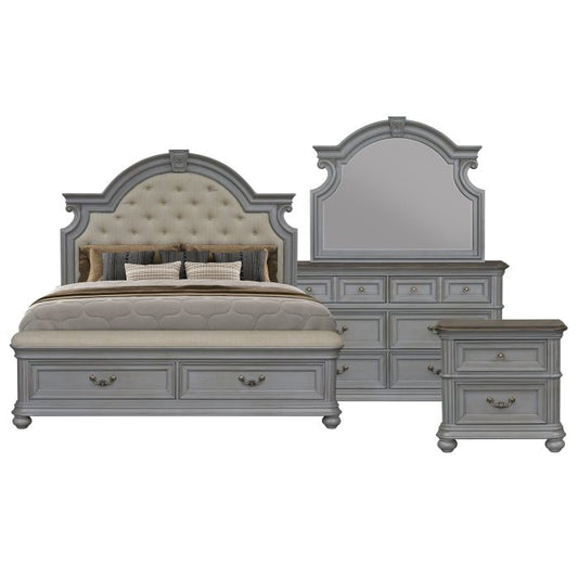 Elbert Collection 4PC Bedroom Set on Sale! (Q/K Bed+DR+ MR+NS) - LDH Furniture