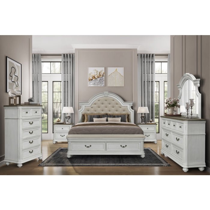 Elbert Collection 4PC Bedroom Set on Sale! (Q/K Bed+DR+ MR+NS) - LDH Furniture