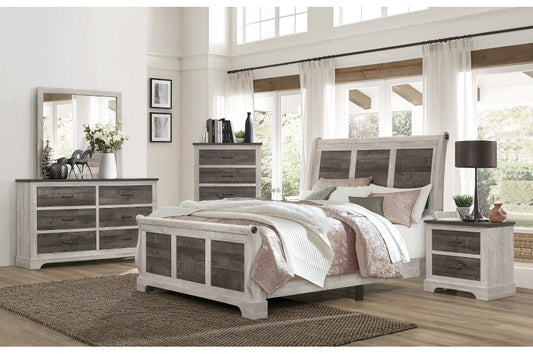 Keene Collection 4PC Bedroom Set on Sale! (Q/K Bed+DR+ MR+NS) - LDH Furniture