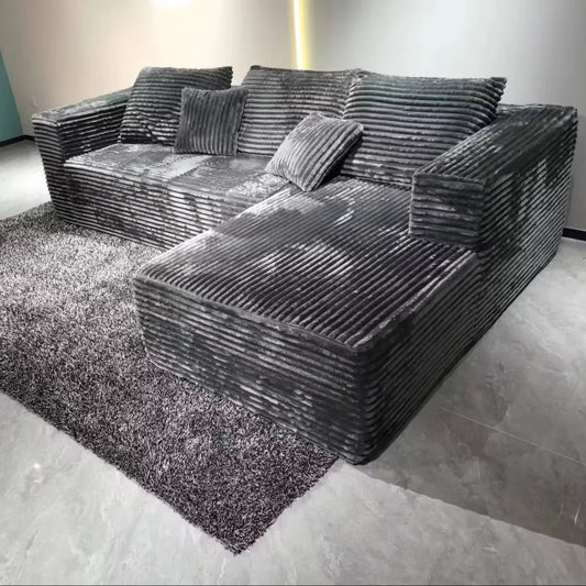 L - Shape Compressed Sectional Sofa in a Box 🛋️📦 | US Free Shipping - LDH Furniture