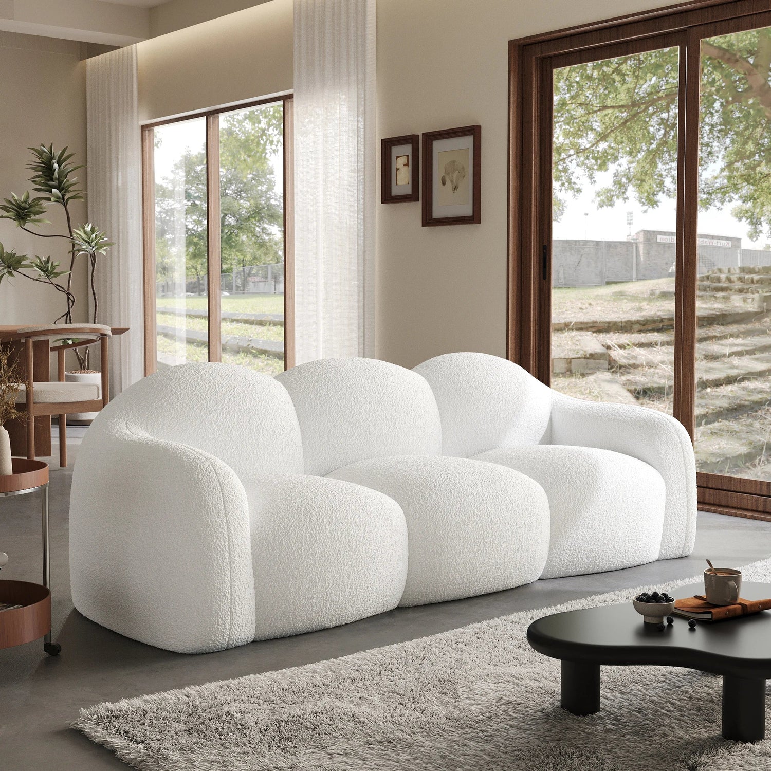 Modern 3 - Seater Cloud Sofa in a Box – Vacuum Compressed | Free Shipping 🇺🇸 - LDH Furniture