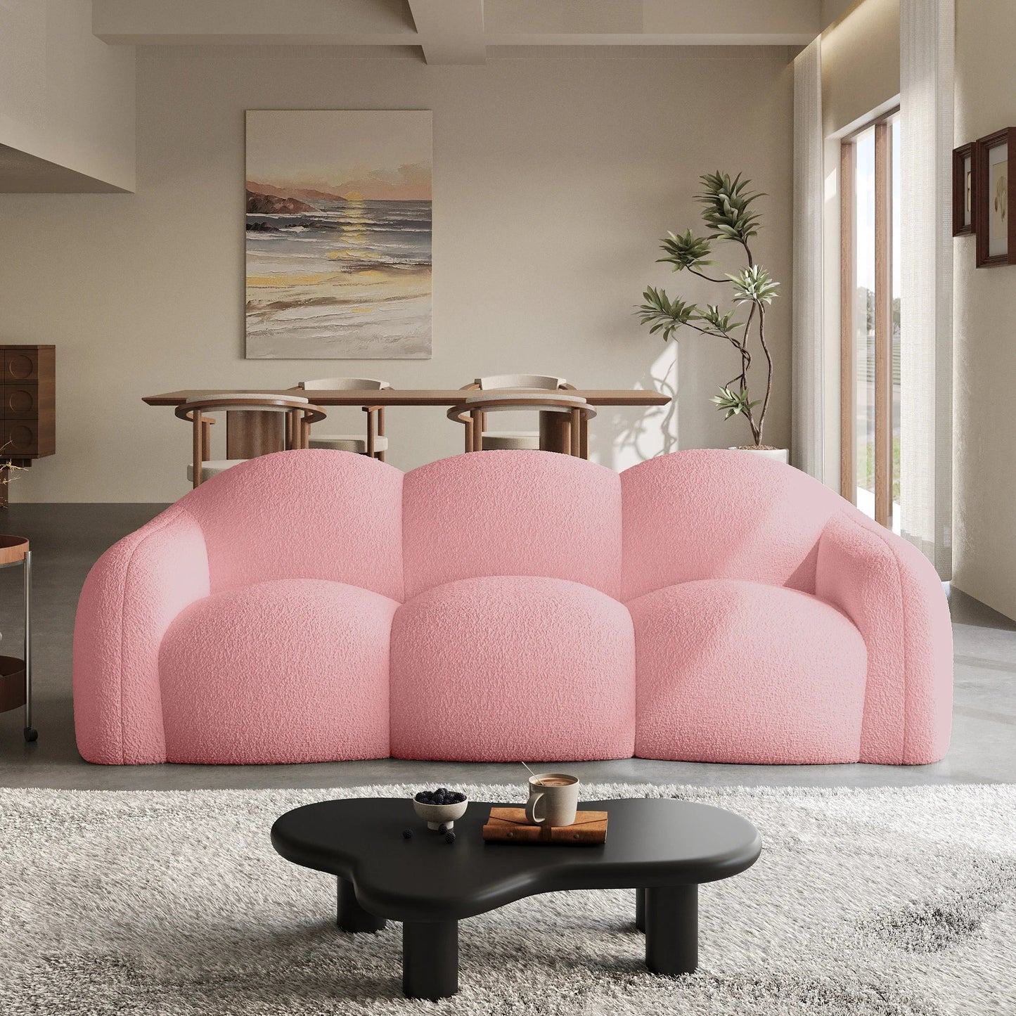 Modern 3 - Seater Cloud Sofa in a Box – Vacuum Compressed | Free Shipping 🇺🇸 - LDH Furniture