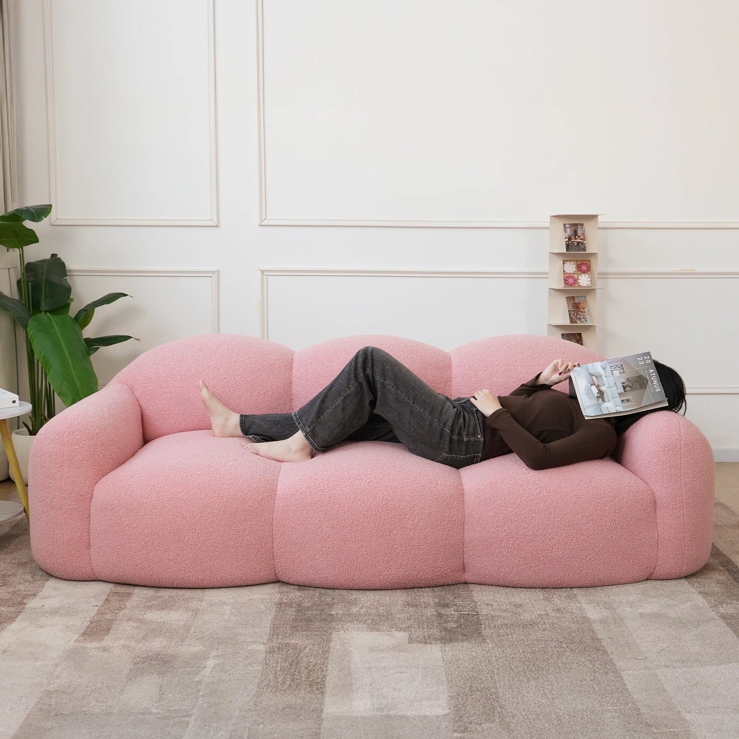 Modern 3 - Seater Cloud Sofa in a Box – Vacuum Compressed | Free Shipping 🇺🇸 - LDH Furniture