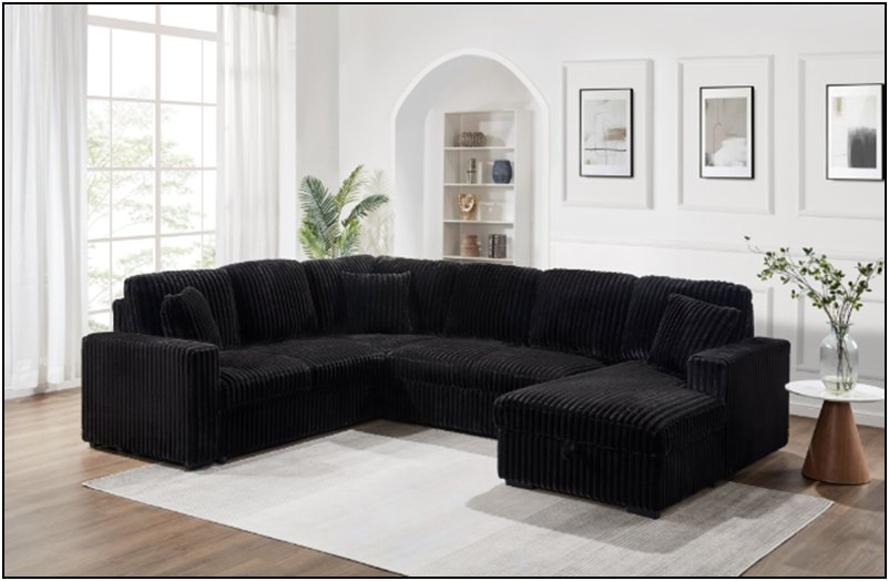 Oversized Sleeper Sectional w Phone Charger - LDH Furniture