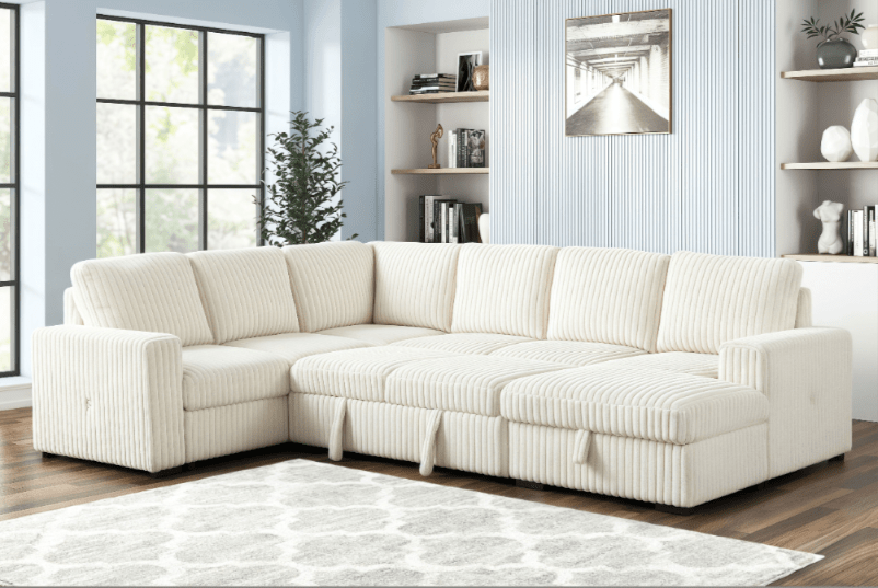 Oversized Sleeper Sectional w Phone Charger - LDH Furniture