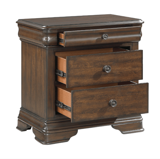 Richmond Collection 3 Draw Night Stand - LDH Furniture