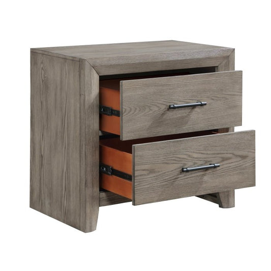 Silas Collection 2 Draw Rustic Night Stand - LDH Furniture