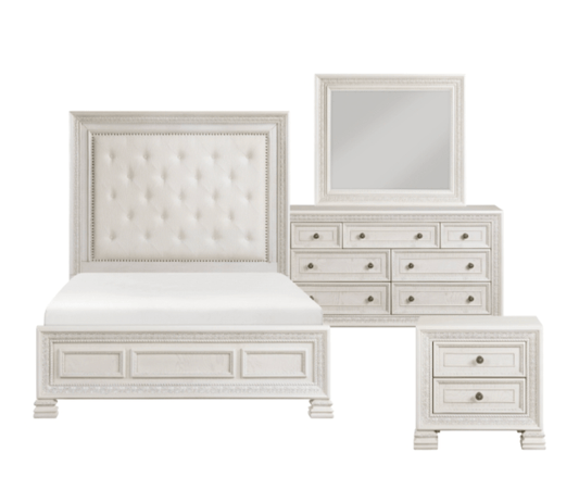 Theodora Collection 4PC Bedroom Set on Sale! (Q/K Bed+DR+ MR+NS) - LDH Furniture