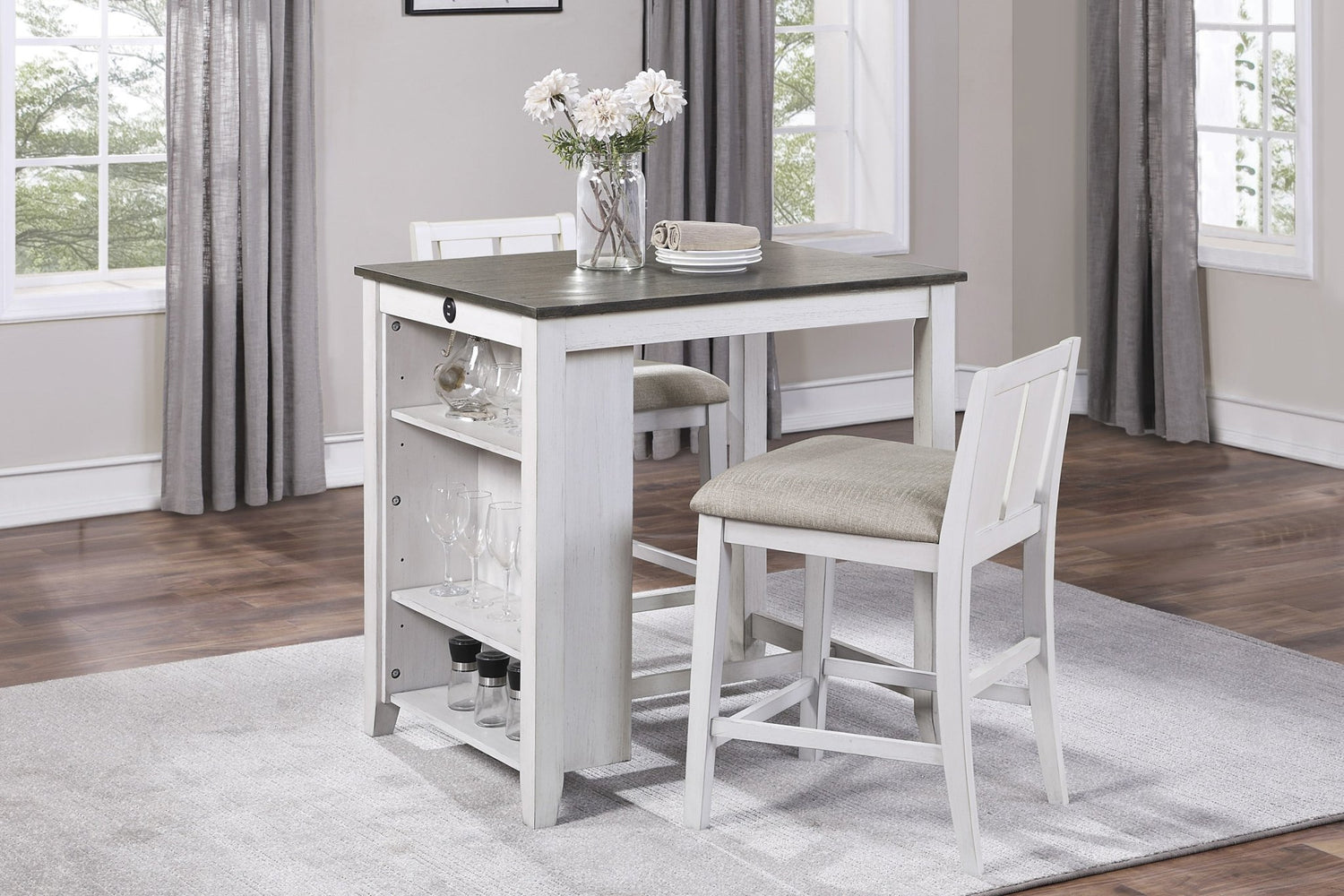 Daye 3PC Counter Height Dining Collection - LDH Furniture