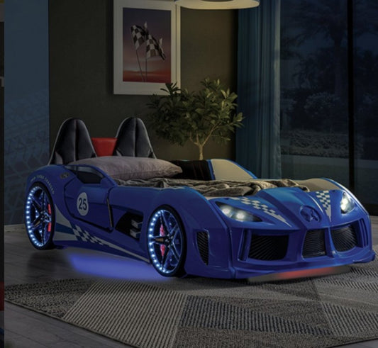 Trackster Race Car Bed - LDH Furniture